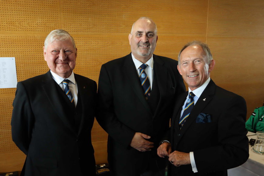 Les Kirby, Martin Eggermont and Denis Stubley. Image Credit: John Rees