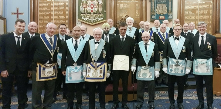 Initiation at Mitre Lodge