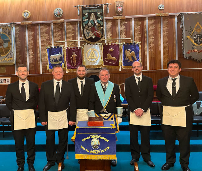 WM Russell Granville and Entered Apprentices