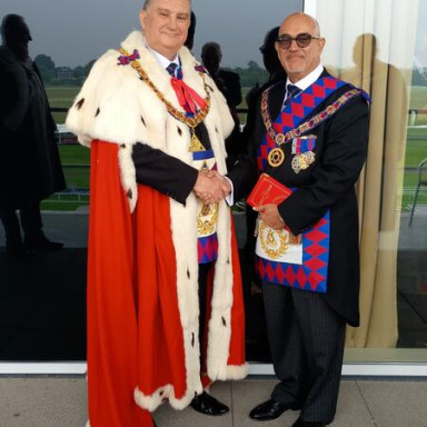 Investiture of RW Provincial Grand Master and MEGS, 9 May 2026