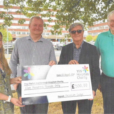 Tiny Lives appeal supported by Eboracum Lodge