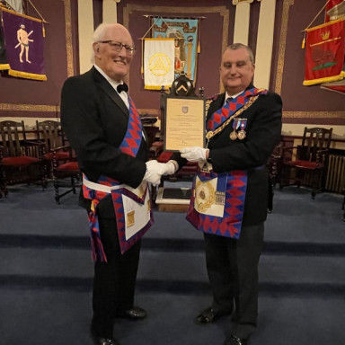 Brian Watson - 50 years in the Royal Arch