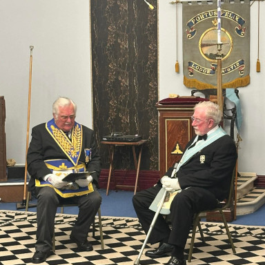 W Bro Paul Greenwood celebrates 60 years