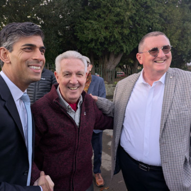 Rishi Sunak visits Yatton House