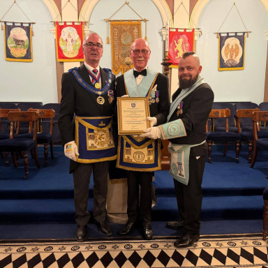 50 years a Freemason