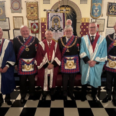 Ridings Tablers Chapter Banner Dedication