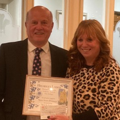 Helmsley Lodge Donation to Men In Sheds