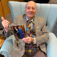 WBro Elwyn Hughes celebrates his 100th birthday