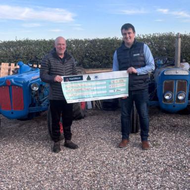 Vintage tractor run for cancer research