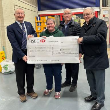 Donation to Foodbank by Middlesbrough Freemasons