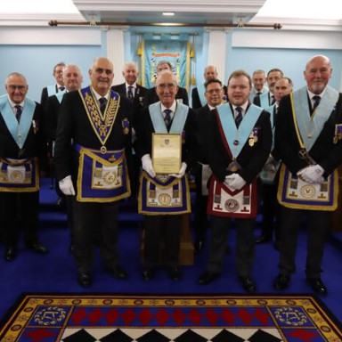 WBro Colin Reynolds - 67 years a Mason