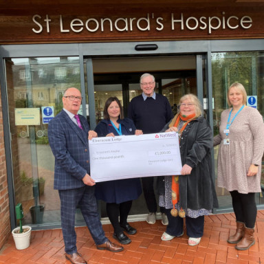 Eboracum donation to St Leonard’s Hospice