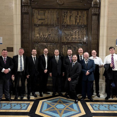 YNER brethren visit Lodge Sine Nomine 10000